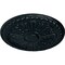 Ekena Millwork Raymond Ceiling Medallion (Fits Canopies up to 5 3/8"), Hand-Painted Night Shade, 18"OD x 1 1/4"P CM18RA2NSF - alternate 3